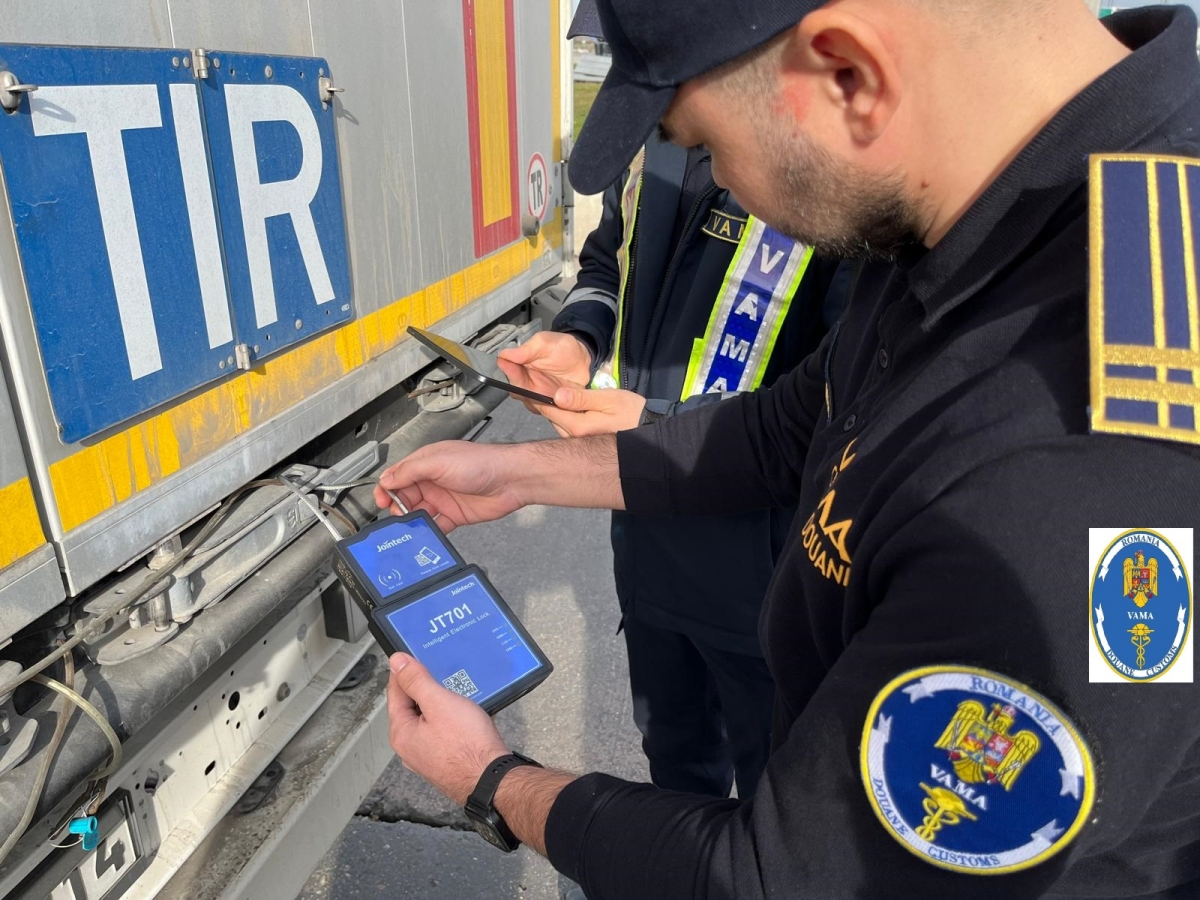 último caso de la compañía sobre Sellos GPS Jointech Mejorando el Sistema de Monitoreo Aduanero RO e-Sigiliu de Rumania
