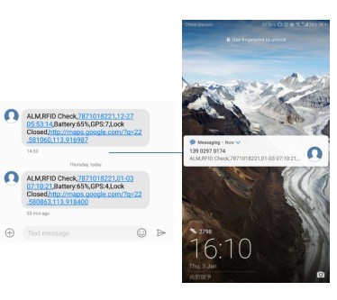 Dispositivos de cadena fríos ISO9001 del control de la temperatura de la cerradura electrónica inteligente de la prenda impermeable 6