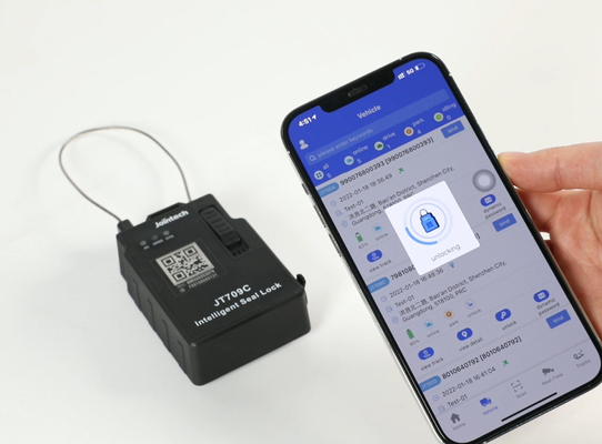4G Cargo Container Lock Tracking Theft Alarm Supermarket Transportation City Distribution